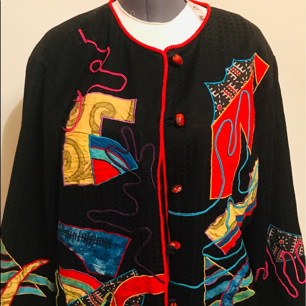 This Artistic Asian inspired jacket takes all of